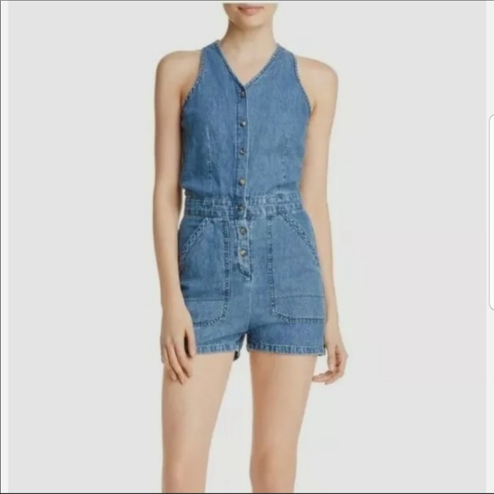 J Brand Kalea denim romper | size XS